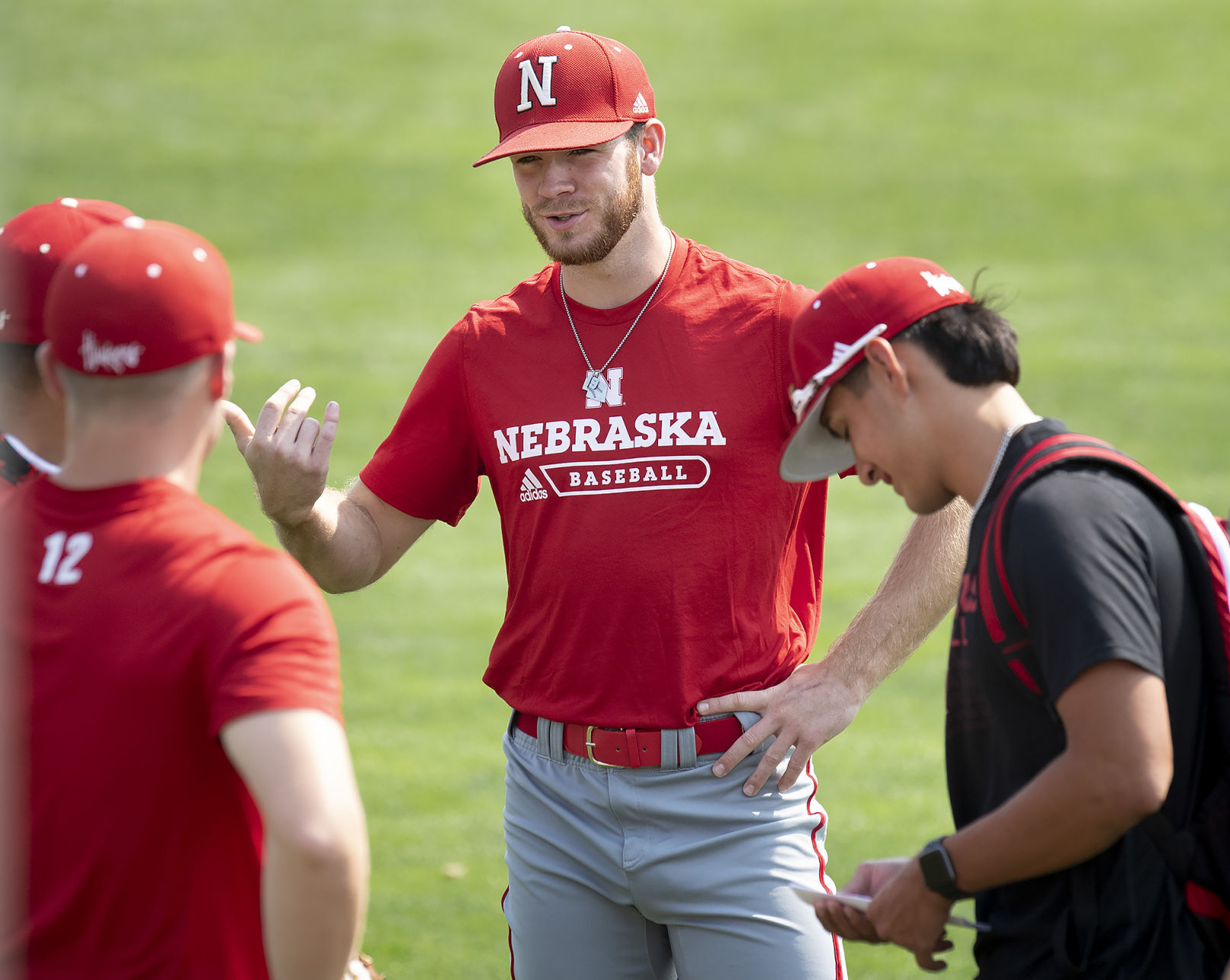 NU baseball practice, 9.7